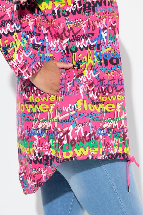 Produktbild Angel of Style Sweatjacke, offene Form, Scribblemuster (44)