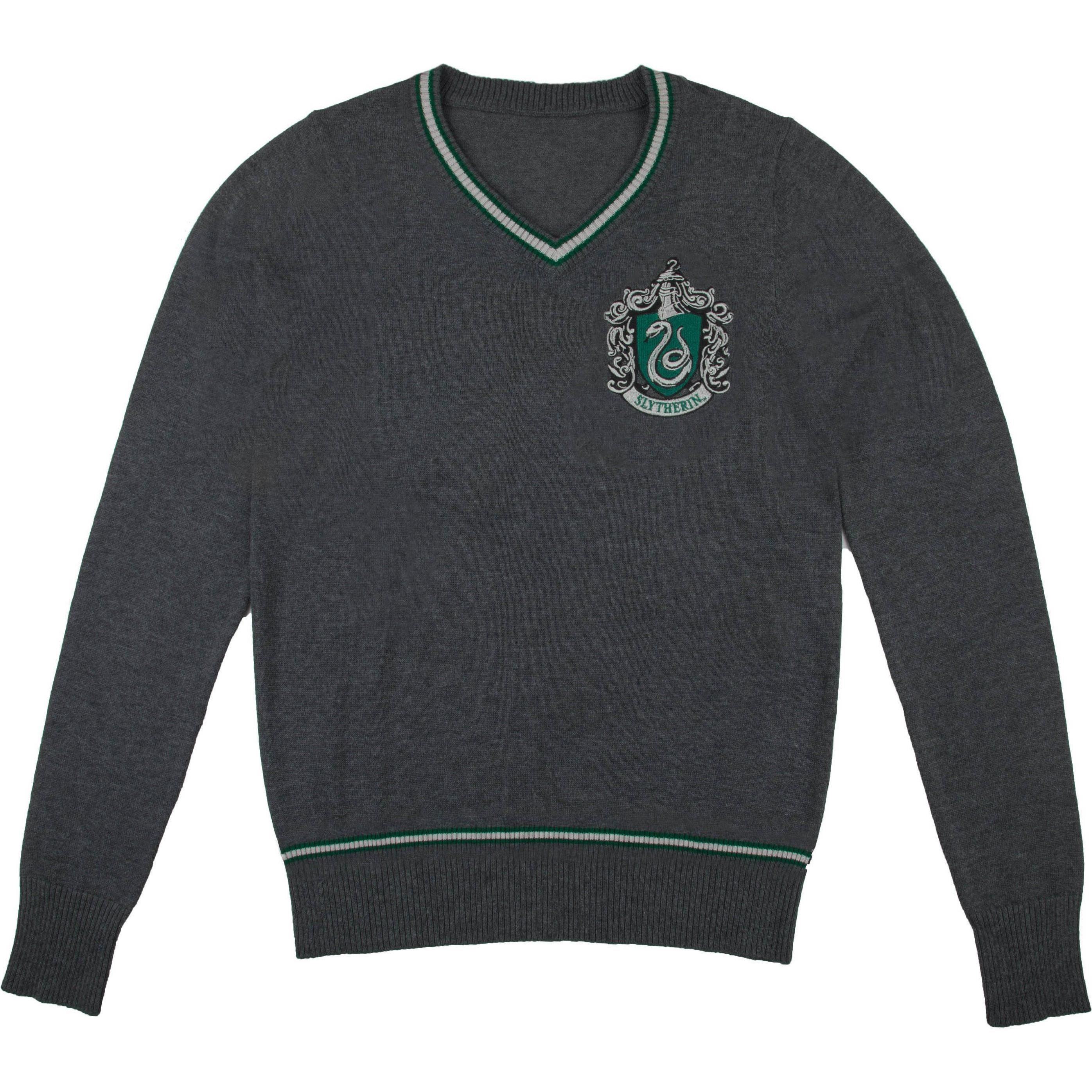Cinereplicas, Unisex, Pullover, Harry Potter - Slytherin - Grey Knitted Sweater - Small, Grau, (S)