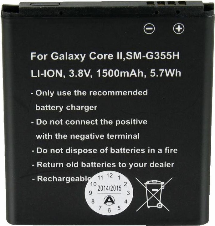 Produktbild AccuCell Akku Samsung Galaxy Core 2, EB-BG355BBE