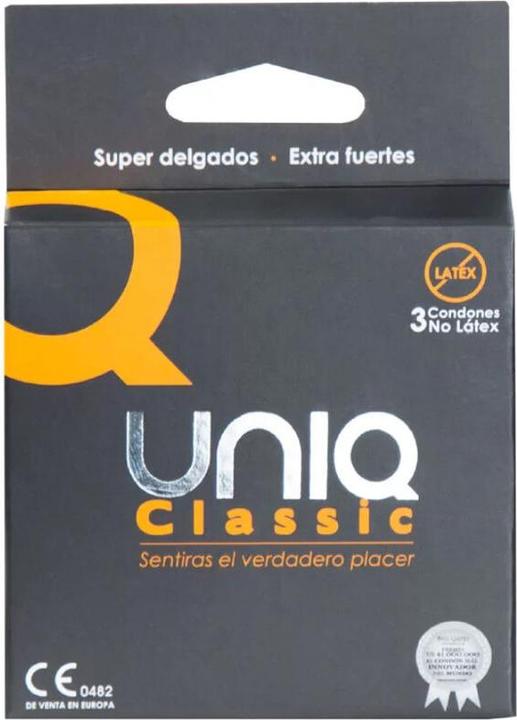 Uniq Préservatifs Classic Sans Latex 3 Unités (3 pcs)