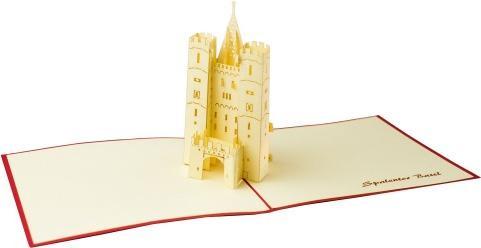 Produktbild Hervorragend Grusskarte Spalentor Basel - 3D Pop-up (1 Stk.)