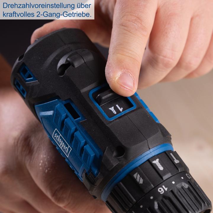 Actual product image Scheppach Battery-powered impact drill BC-CD60-X (DIY)