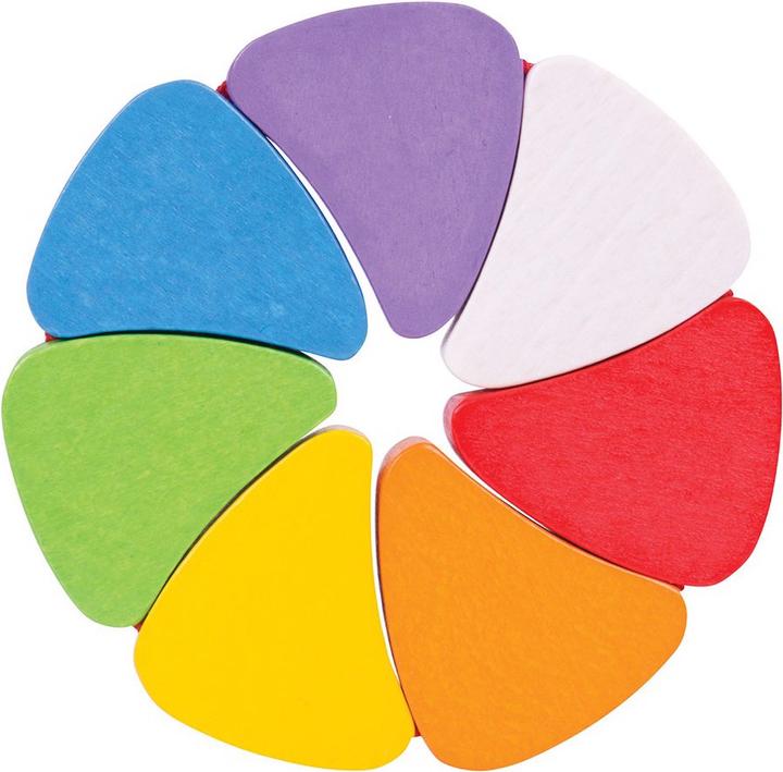 Bigjigs Houten Regenboogblaadjes