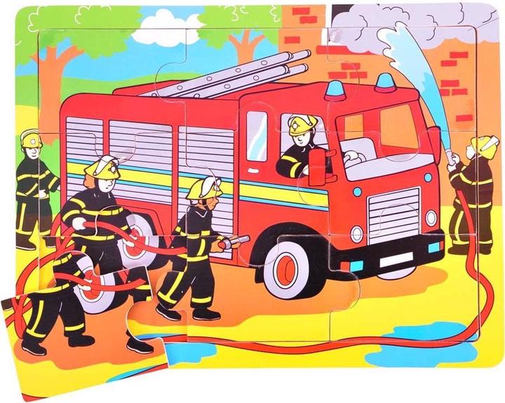 Produktbild Bigjigs Tray Puzzle Fire Engine