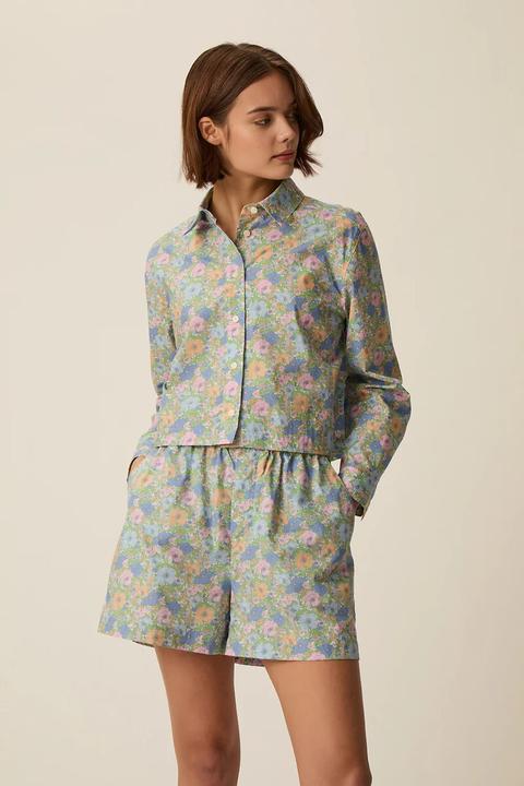 Immagine prodotto Des Petits Hauts Kurzes Hemd aus Liberty®-Stoff (L)