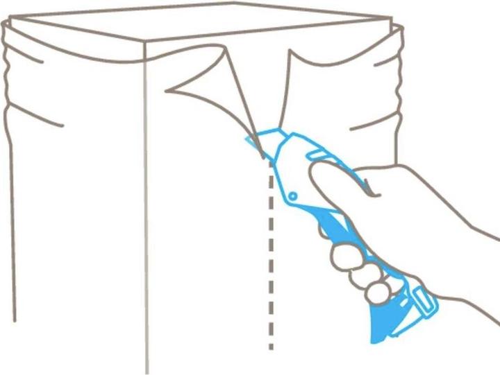 Immagine prodotto Martor 610002.02 Coltello di sicurezza SECUNORM 610 XDR con lama trapezoidale 160099 1pz. (Taglierini)