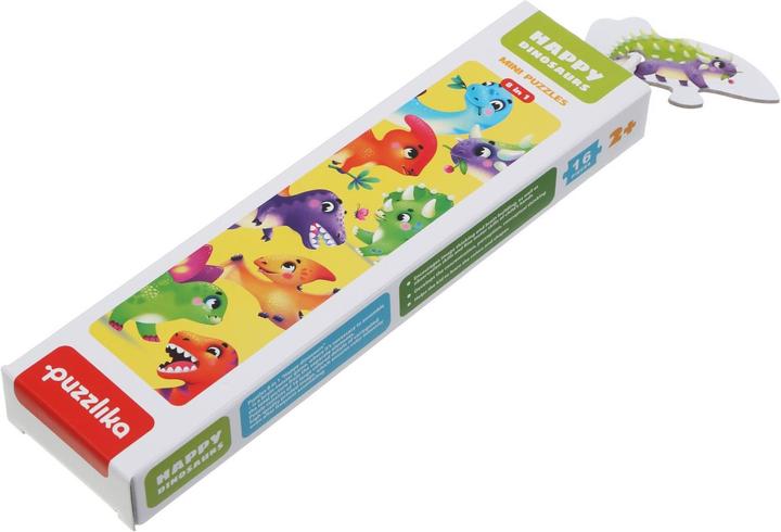 Actual product image Puzzlika puzzle 8 in 1 "Happy dinosaurs"