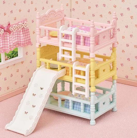 Produktbild Sylvanian Families Dreistöckiges Babyhochbett