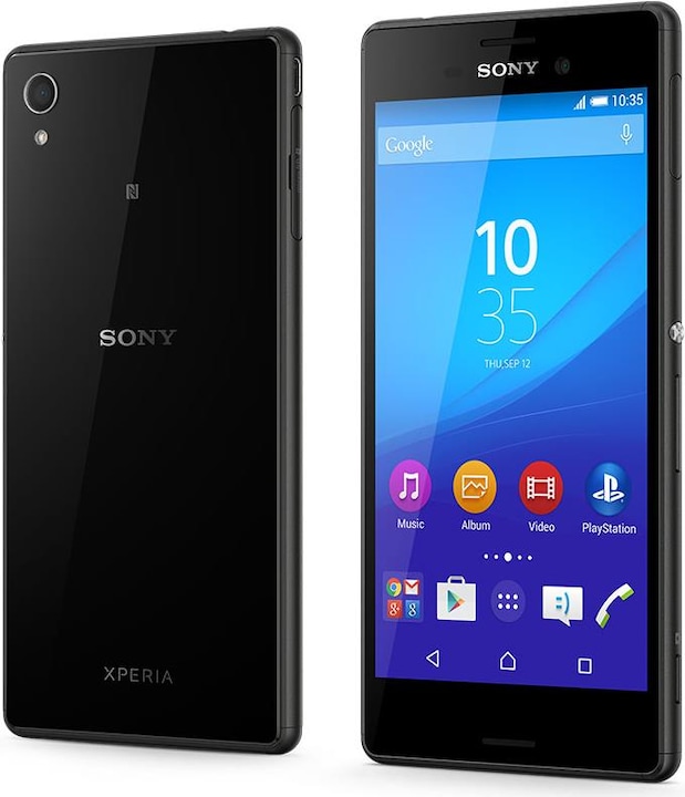 Actual product image Sony Xperia M4 Aqua (8 GB, Black, 5", Single SIM, 13 Mpx, 4G)