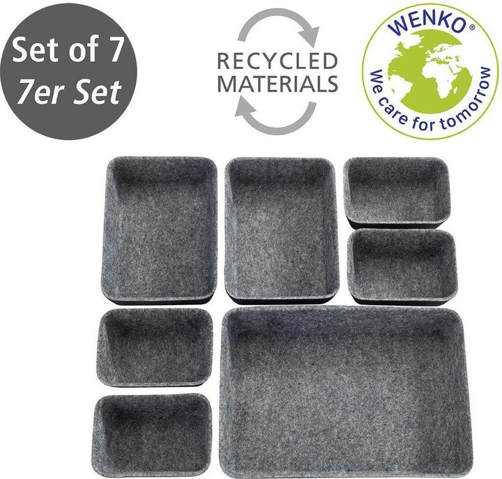 Produktbild Wenko Schubladen Organizer (20.5 x 28.5 cm, 3.59 l)