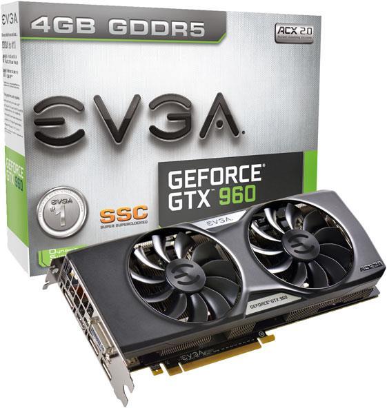 Produktbild EVGA GTX 960 SuperSC ACX 2.0+ (4 GB)