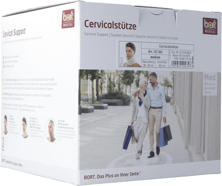 Produktbild Bort Medical Cervical Stütze 9cm M -43cm weiss (M)