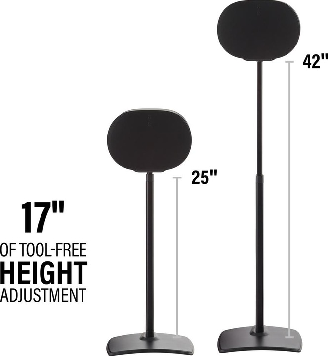 Actual product image Sanus WSSE3A2-B2 (1 pair, Stand, Height-adjustable)
