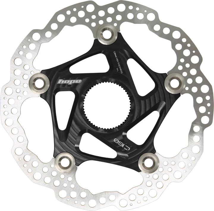 Produktbild Hope Floating Disc Bremsscheibe - Center Lock - schwarz (160 mm)