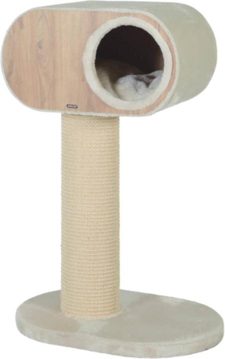 Actual product image Zolux Scratching post Wonderful Cat colour beige - Cat scratching post - 60 x 42 5 x 92cm (92 cm, Beige)