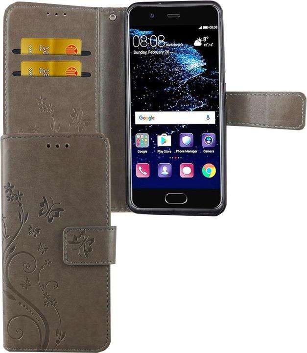 Actual product image König Design Case Mobile Protection for Huawei P10 Case Cover Wallet Case Mobile Cover New (Haier P10)