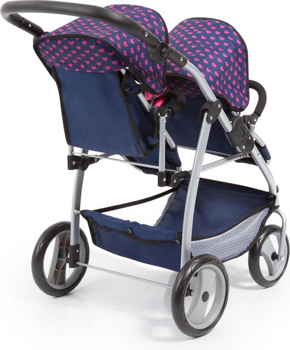 Actual product image Bayer Twin Pram Navy