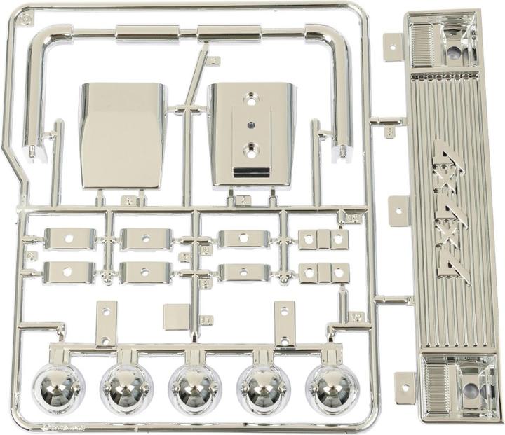 Image du produit Tamiya Pièces en H chromées S.Clod Buster 58321/58423