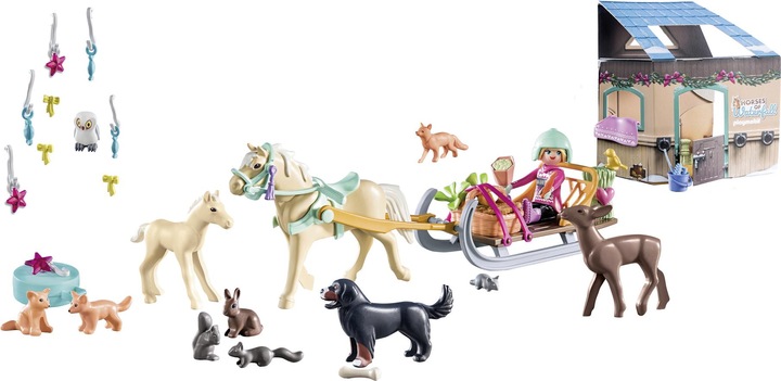 Immagine prodotto Playmobil Cavalli: Giro in slitta di Natale