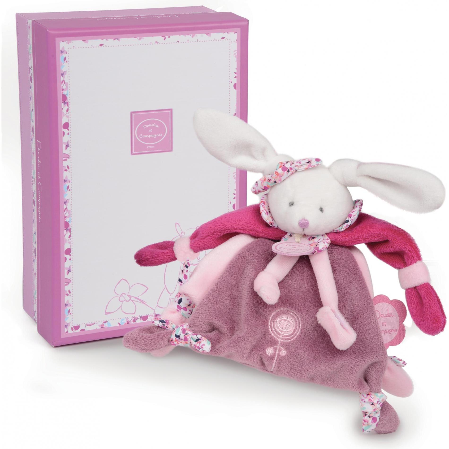 Doudou et Compagnie Kersenhaasje met fopspeenhouder (20.50 cm)