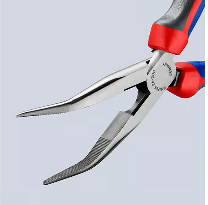 Produktbild Knipex Flachrundzange mit Schneide (200 mm)