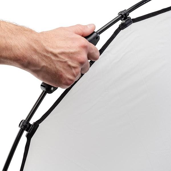 Productafbeelding Manfrotto HaloCompact Diffuser 38 2 Stop Plus Diffuser 98cm (Reflector, Roosterbol, 98.50 cm)