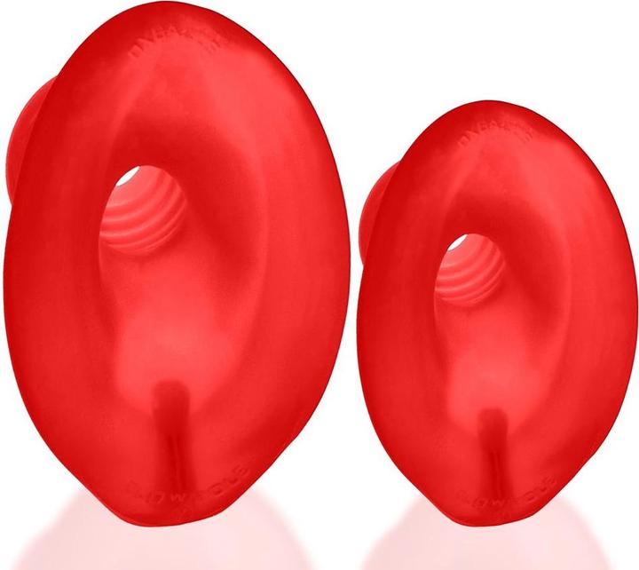 Produktbild Oxballs Glowhole-1 Hollow Buttplug with Led Insert Red Morph Small