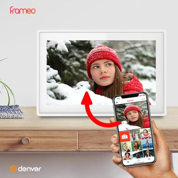 Produktbild Denver Frameo PFF-1021 (Weiss) (10.10", 1280 x 800 Pixel)