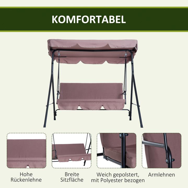 Immagine prodotto Outsunny Hollywood swing a 3 posti