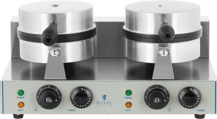Produktbild Royal Catering Waffeleisen Doppel Waffelautomat Waffeln Brüsseler Waffel Doppelwaffeleisen