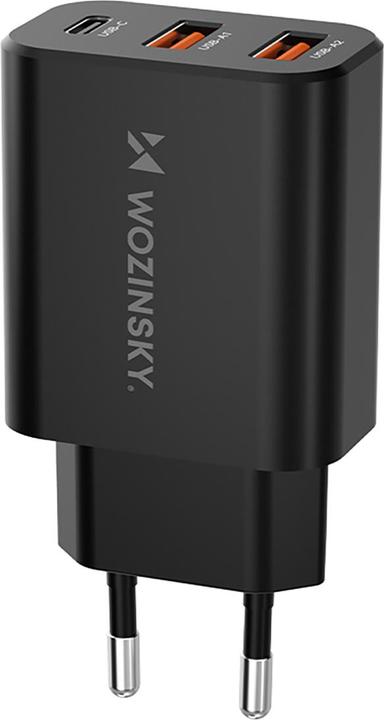 Actual product image Wozinsky Åadowarka sieciowa CWCUCB 30W USB-C / 2 x USB-A - czarny (30 W)