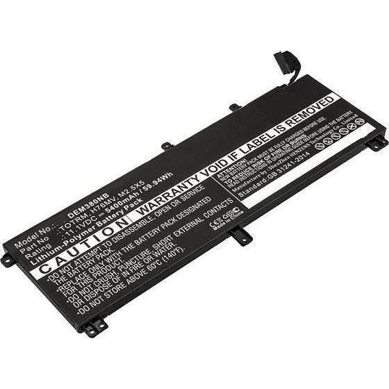CoreParts MicroBattery (1 Zellen, 5400 mAh), Notebook Akku, Schwarz