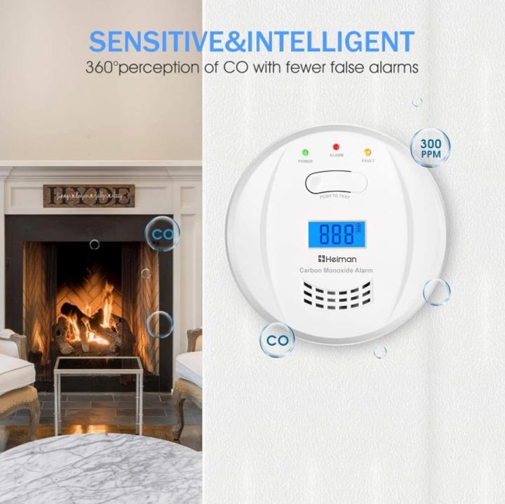 Image du produit Heiman Détecteur de monoxyde de carbone