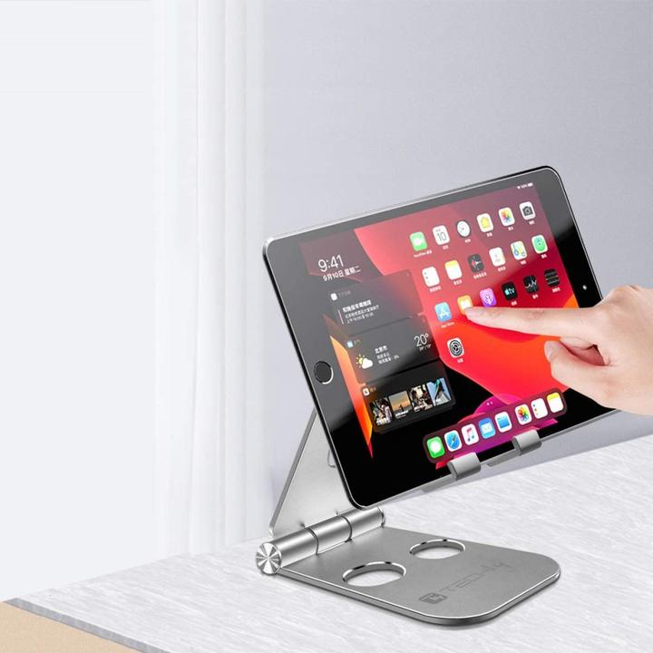 Image du produit Techly Podstawka Podstawka biurkowa na telefon, składana