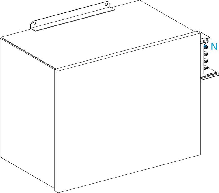 Produktbild Schneider Electric SE KSA1000ABG4 Endeinspeisekasten, 1000A, links (Verteiler)