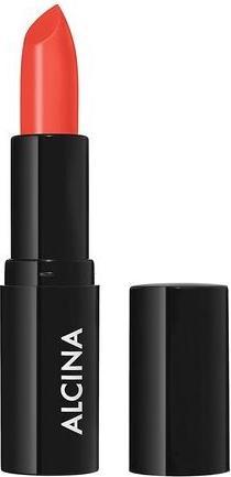 Alcina Dunkeloranger Lippenstift mit exzellenter Farbabgabe und lang anhaltender Haltbarkeit (Orange)