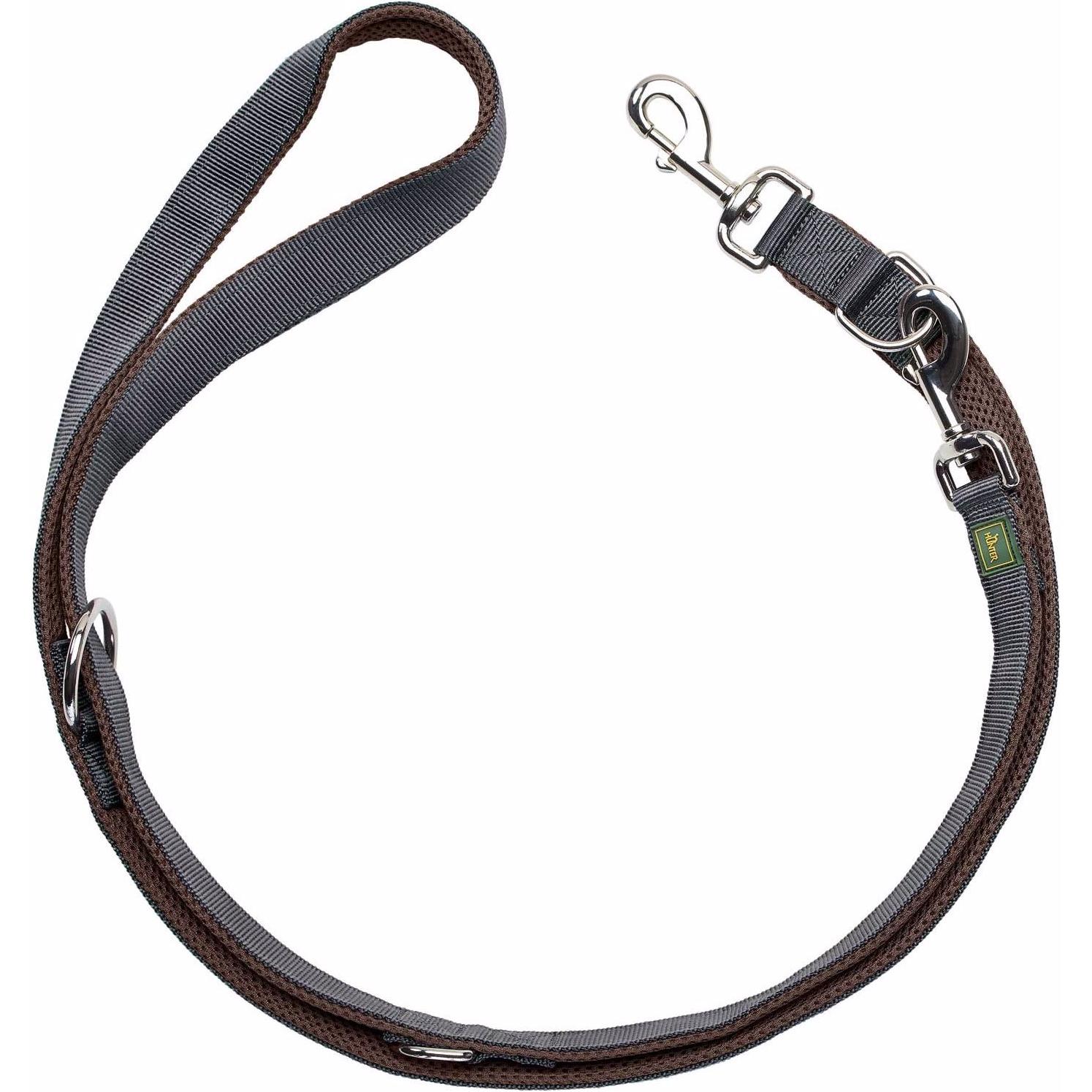 Hunter Verstellbare Leine Maldon nylonpolyester (Hund, Hundesport), Halsband + Leine