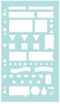 Immagine prodotto Filofax Stencil di pianificazione Stencil