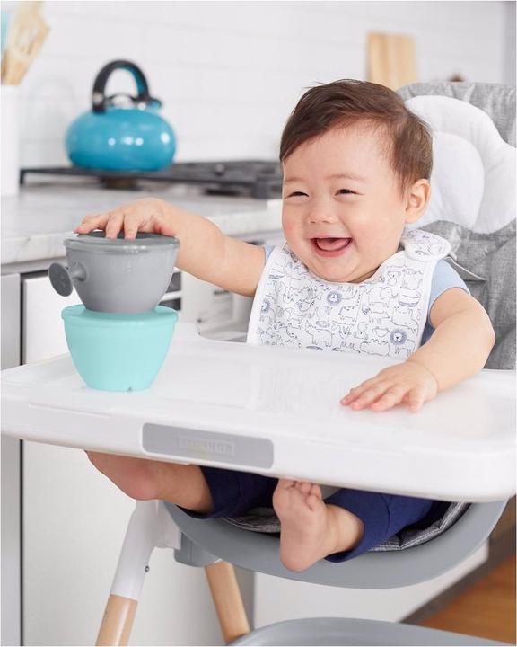 Actual product image Skiphop Easy Serve Travel Bowl with Spoon and Drink Bottle