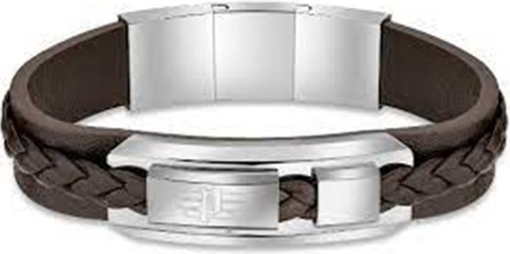 Immagine prodotto Police Bracciale in pelle (20 cm, Cuoio, Acciaio inossidabile)