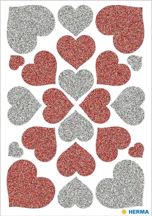 Actual product image HERMA Sticker hearts