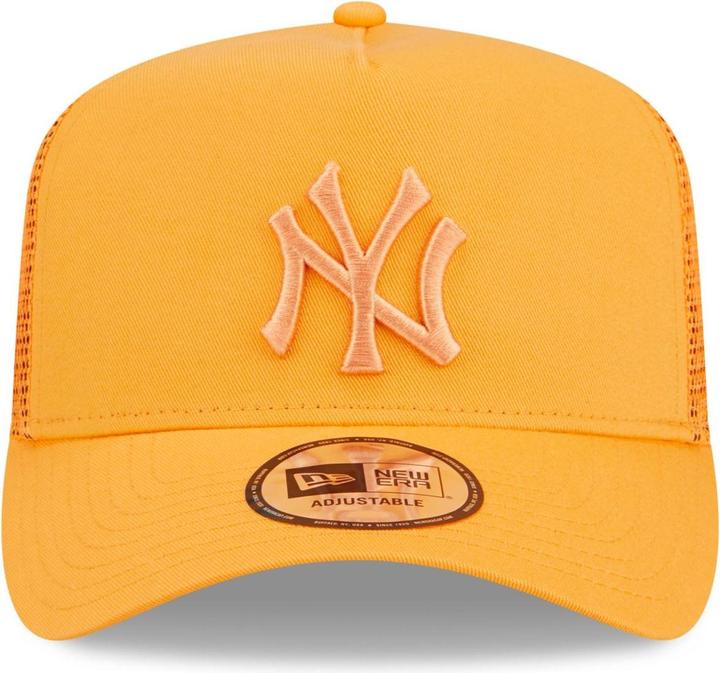Produktbild New Era A-Frame Trucker Cap - Tonal New York Yankees Papaya (One Size)
