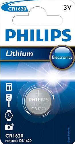 Produktbild Philips CR1620/00B Lithium (1 Stk., CR1620, 70 mAh)