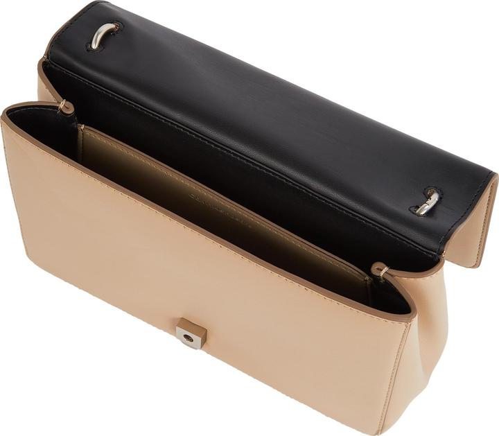 Actual product image Calvin Klein Sculpted Flap Shoulder Bag