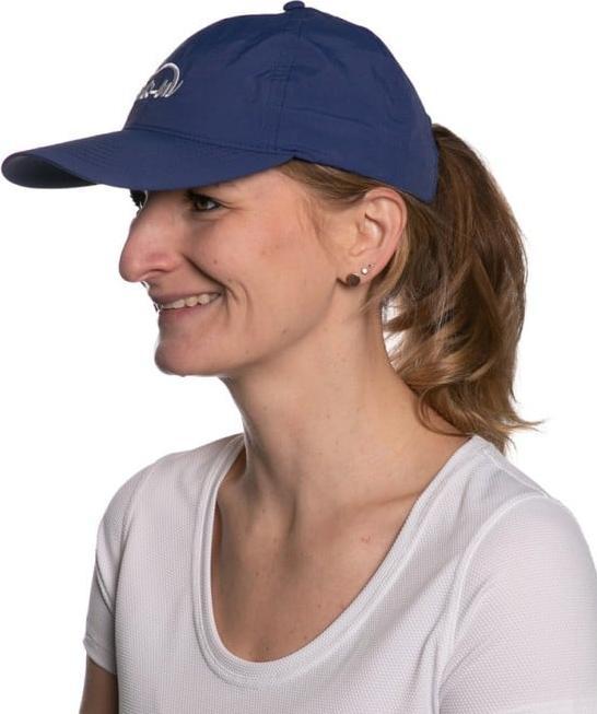 Produktbild IQ-UV Sonnenschutz Cap mit Logo recycelt, navy (1 Stk)