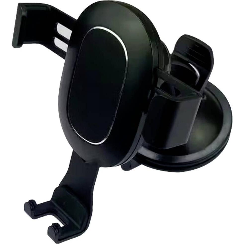 IWH Saugnapf Handy-Kfz-Halterung 360° drehbar, Smartphone Halterung, Schwarz