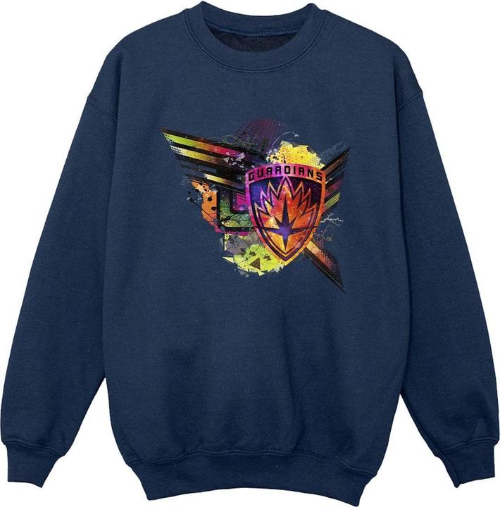 Produktbild Guardians Of The Galaxy Abstract Shield Chest Sweatshirt Jungen (128)