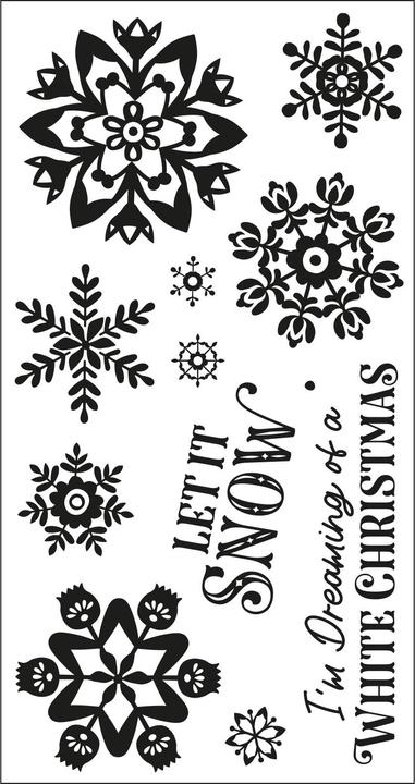 Nährwerte und Zutaten Sizzix Clear Stamps Set "White Christmas by Catherine Pooler"