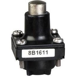 Schneider Electric Endestophoved ZCKD Stempel f/ XCK-S, Taster + Schalter, Schwarz