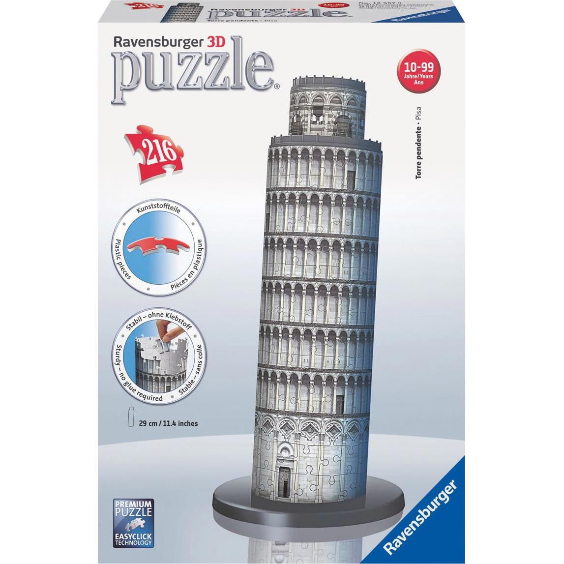 Ravensburger Torre dei Puzzle 3D di Pisa (216 pezzi)